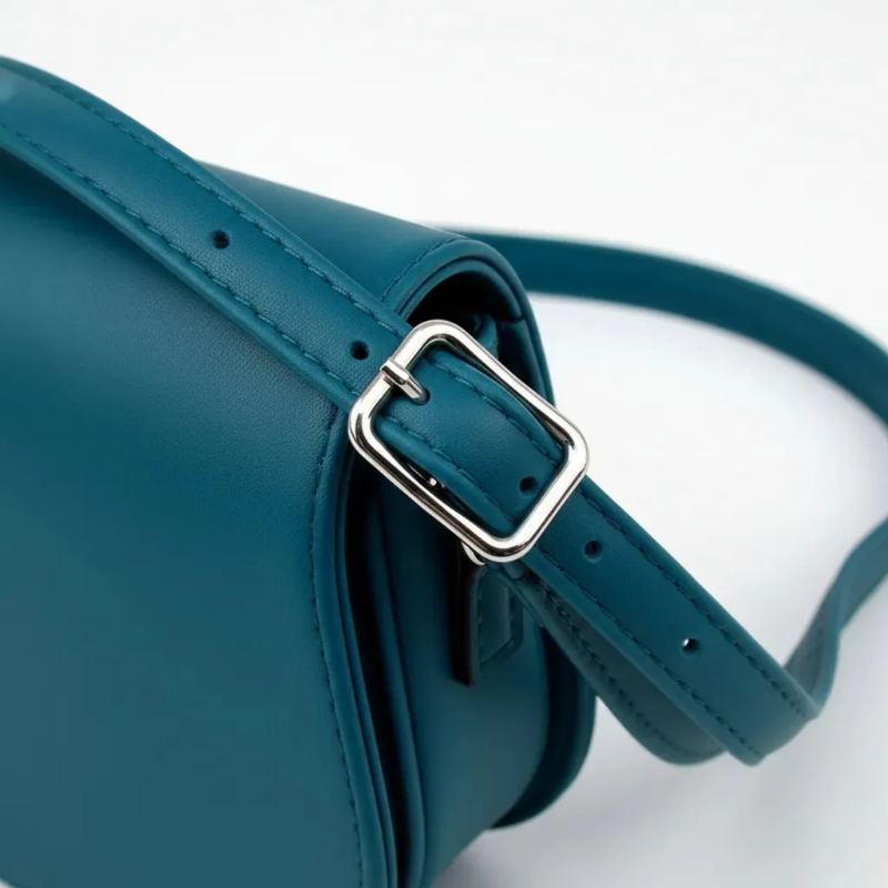 Mini Bag Cartera Bandolera Cuero Sintético Con Pompón